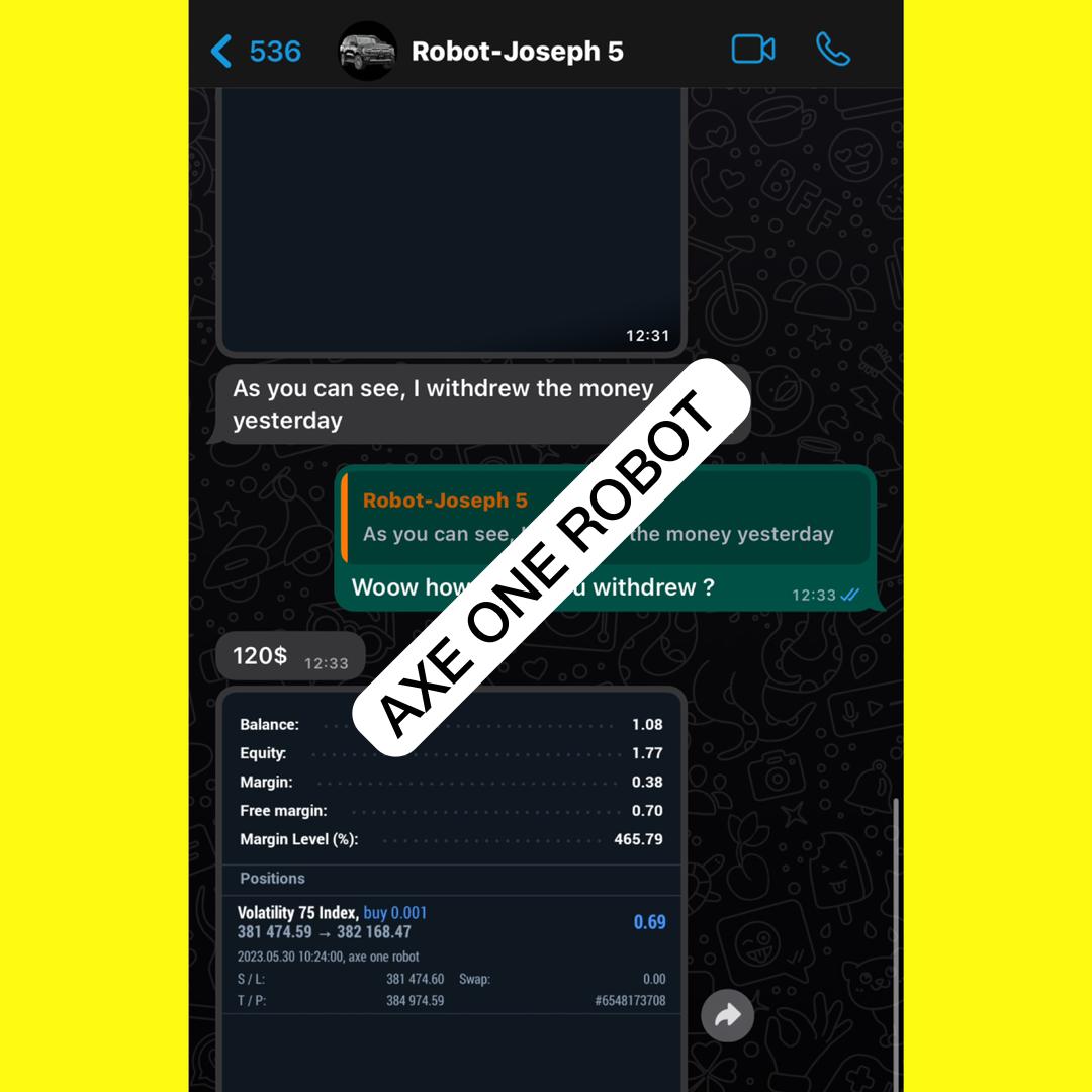 $120 withdrawal from robot